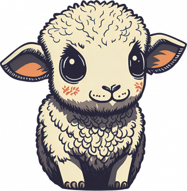 Футболка премиум мужская FATLINE Маленькая овца 2